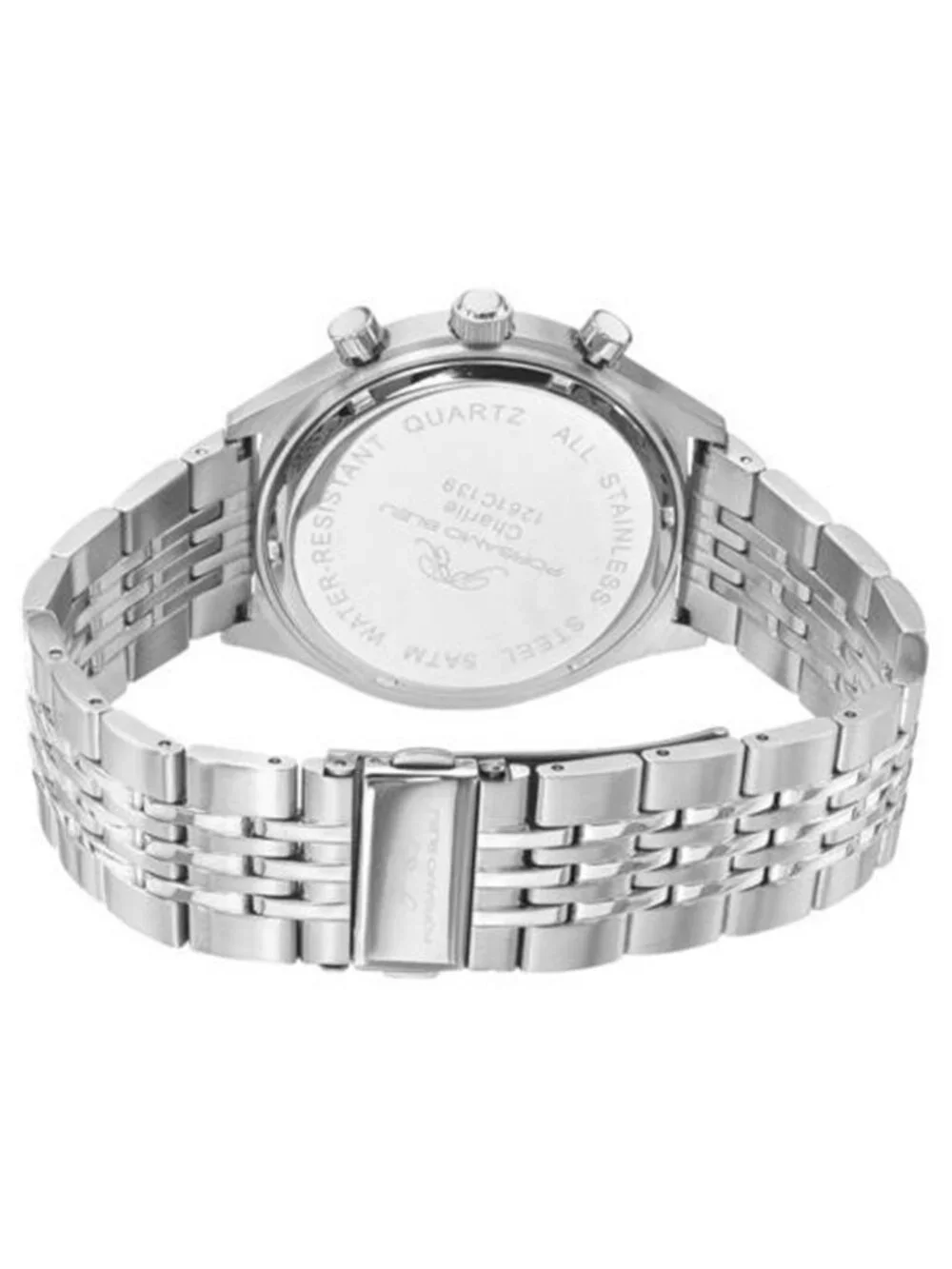 NWT Porsamo Bleu Charlie Silver-tone Dial Men's Watch